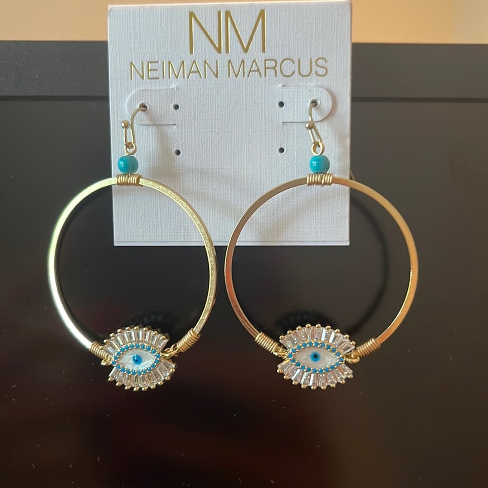 Gorgeous gold/turquoise earrings